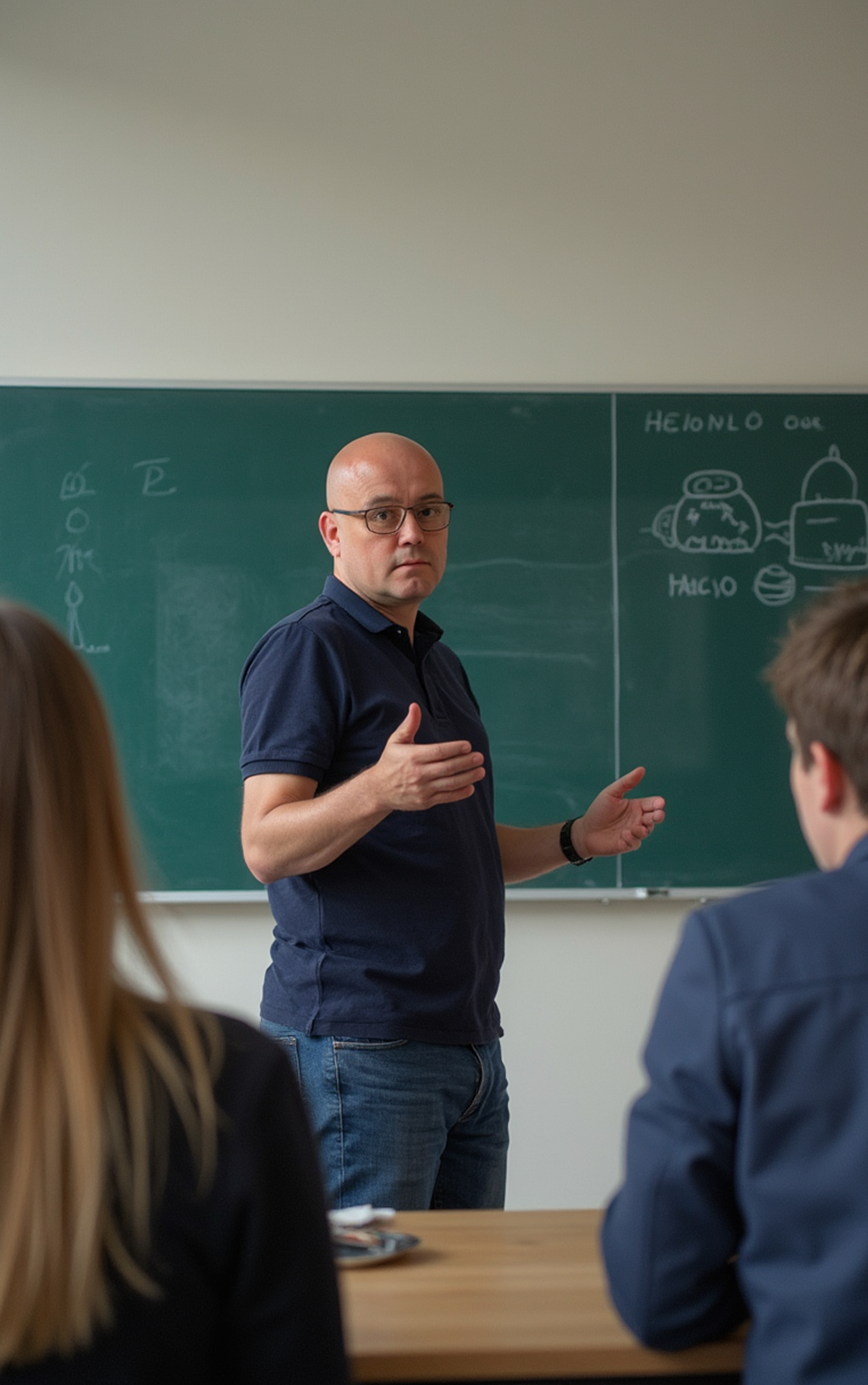 Jan van der Meer tijdens een training