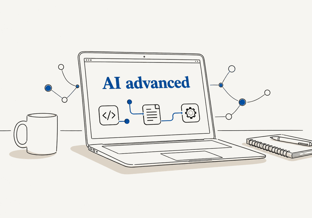 Deelnemer bouwt een AI-agent tijdens de training AI voor gevorderden in Rotterdam